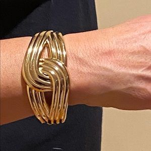 A Banana Republic gold tone bangle